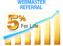 5% Webmaster Referral